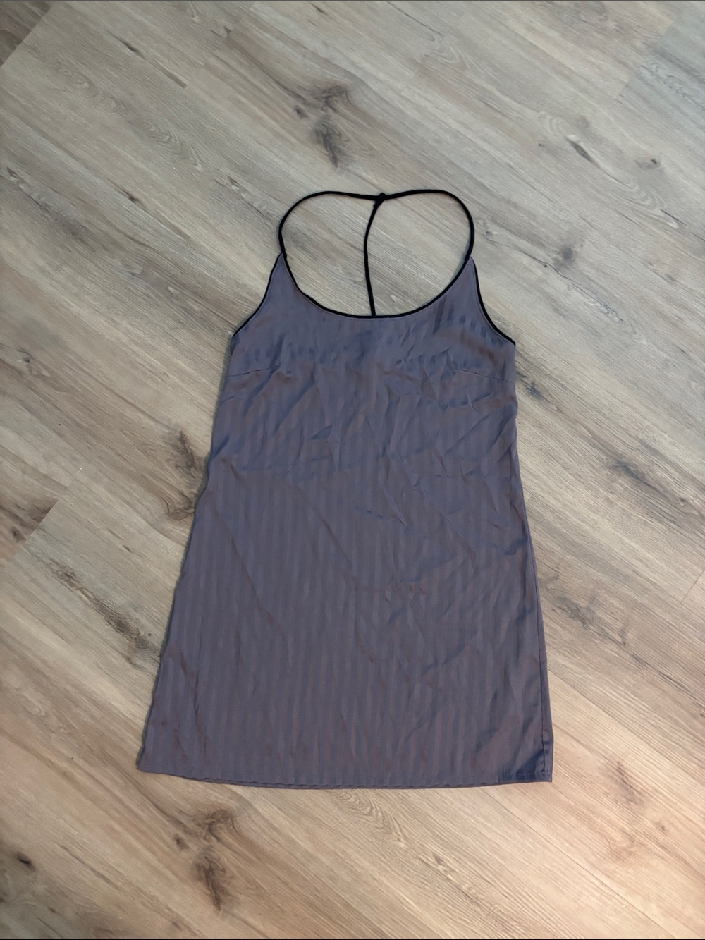Auden Gray Racerback Slip Dress